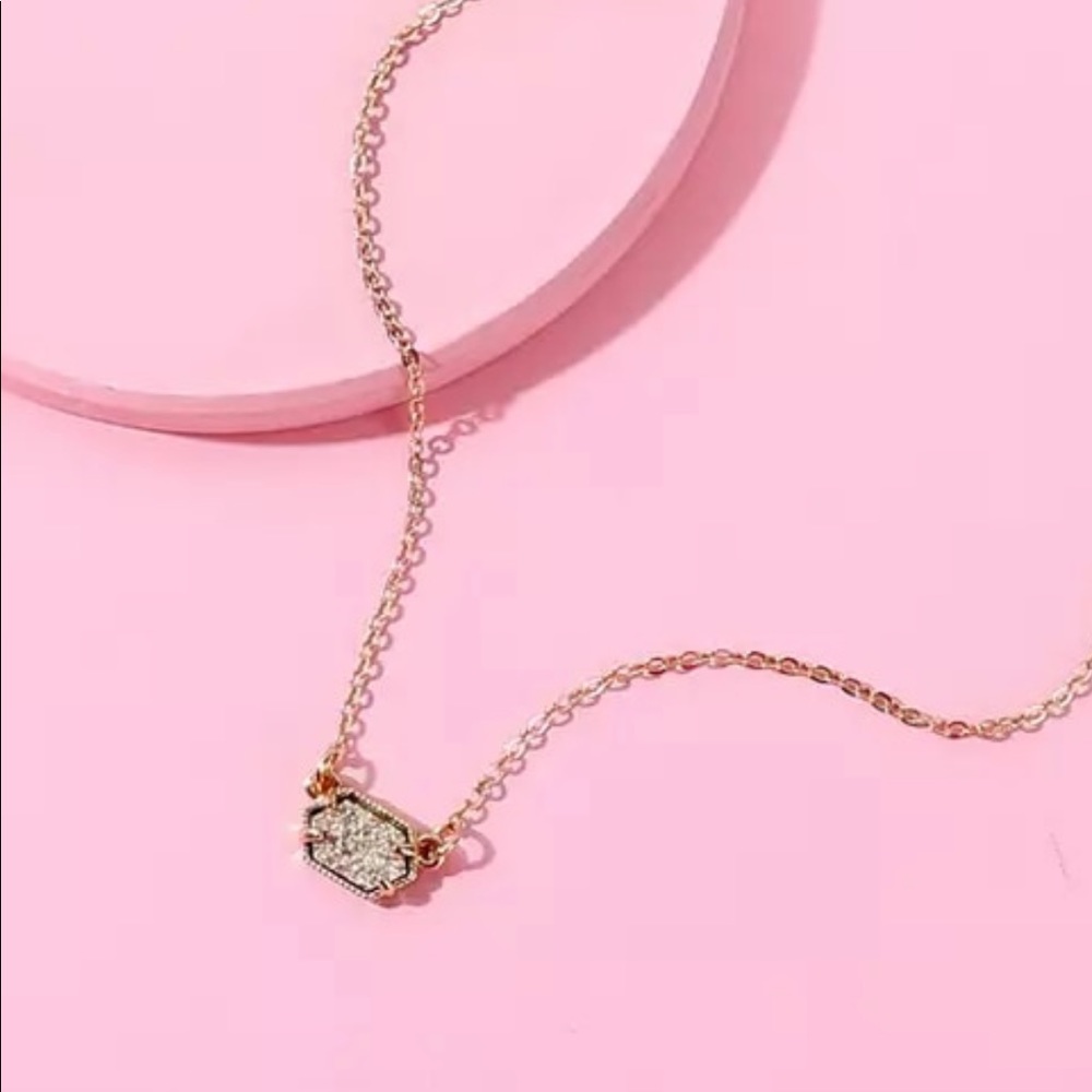 NEW Druzy Gemstone Sparkle Necklace